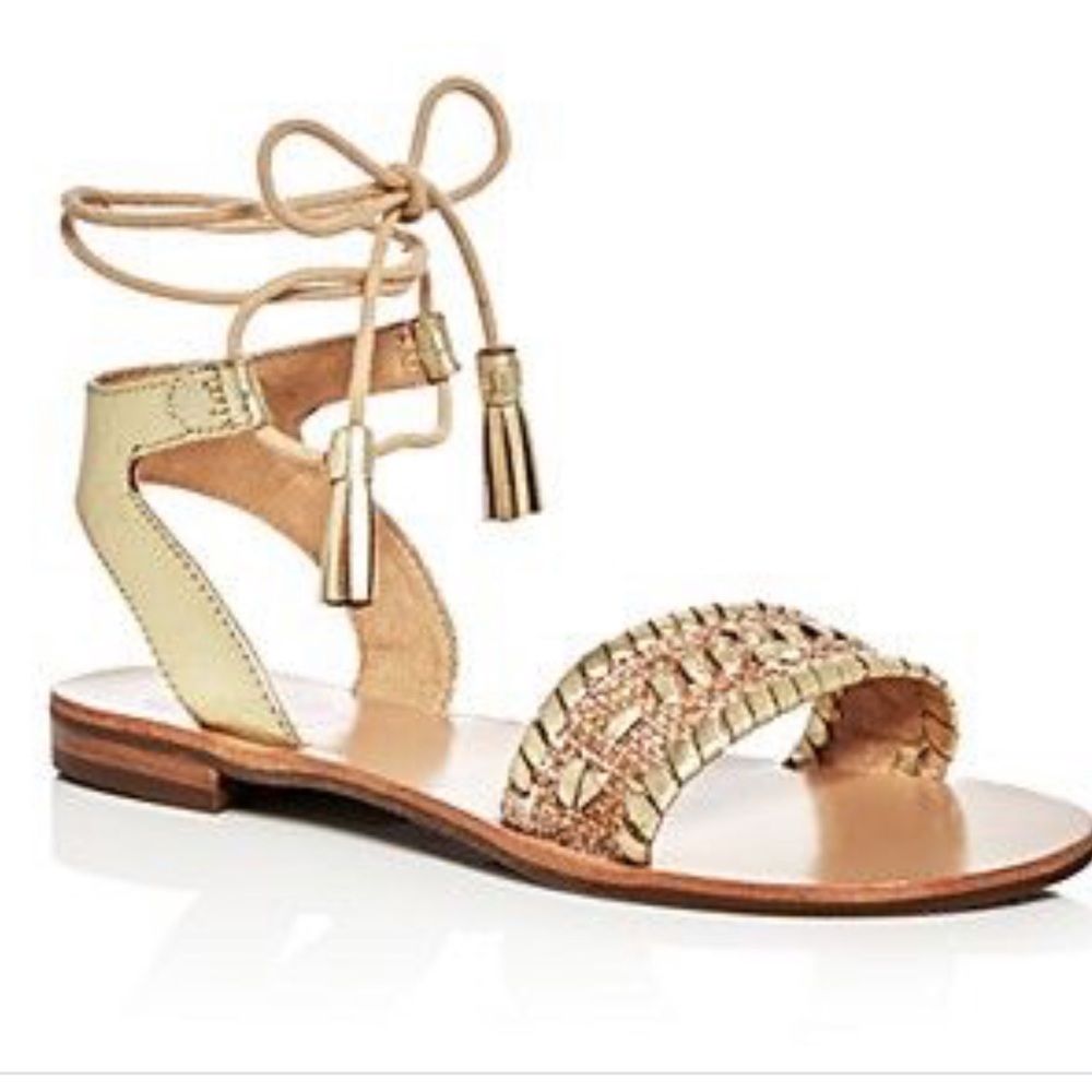 Good condition! Jack Rogers Tate Raffia Sandal